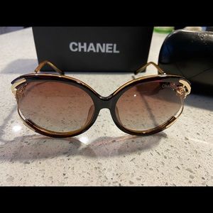 Brown Chanel Sunglasses